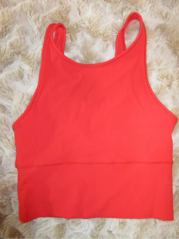 Lululemon athletica power pivot tank top bright red - Image 2