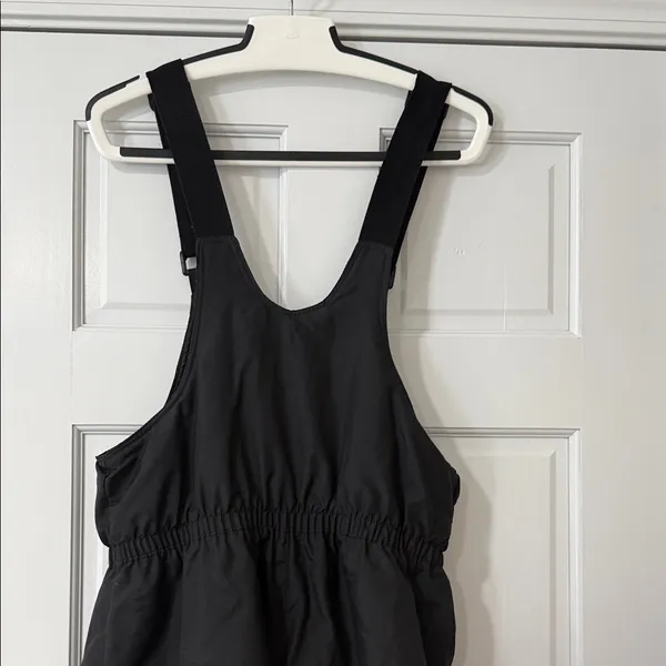Ski Gear Sno Tex Womens Ski Pants Overalls Snow Bib Black Nylon Size Medium - Image 8