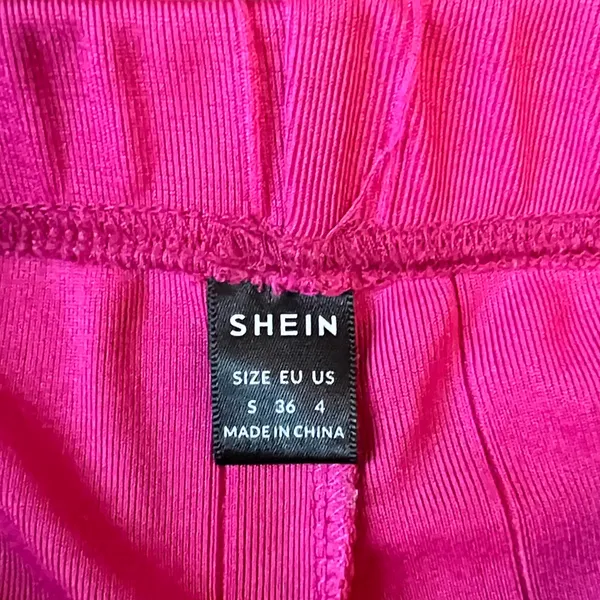 SheIn Pink Flare Women's Pants - Perfect for Barbie Costume - Image 4
