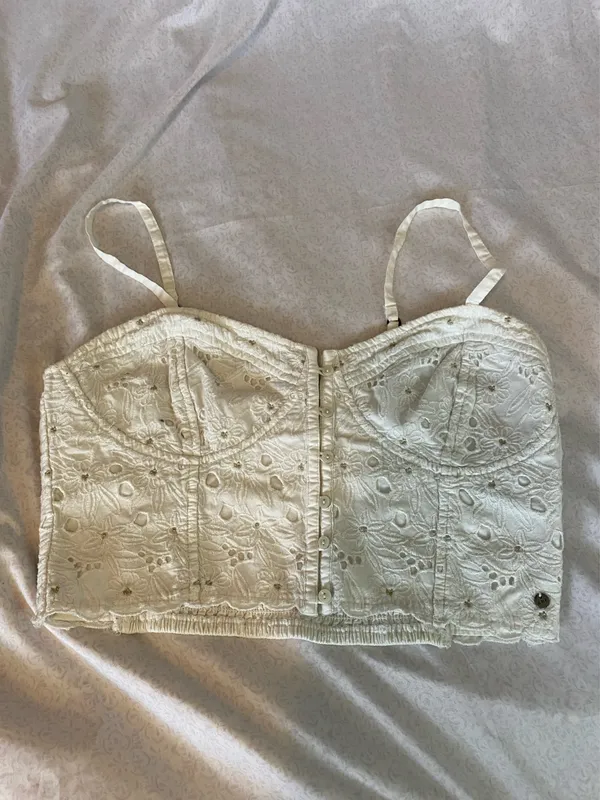 Abercrombie & fitch white tank top - Image 4