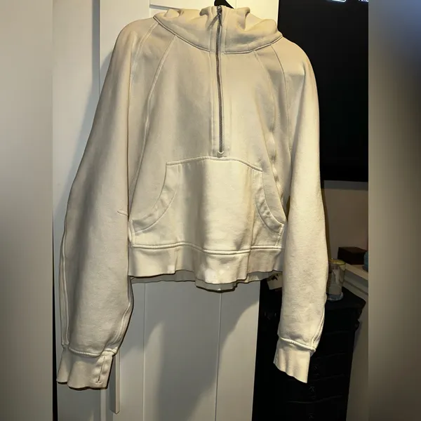 Lululemon Scuba Oversized Half-Zip Hoodie
Bone (First Release) - Image 5