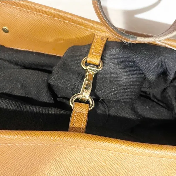 Michael Kors‎ Jet Set Honey Crosshatch Leather Small Tote Clip Closure - Image 6