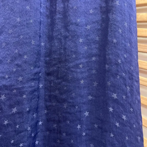 Women’s Free People Dark Blue Wide Leg Silky Pants w/ Pinstripe Elastic Waist ⭐️ - Image 4