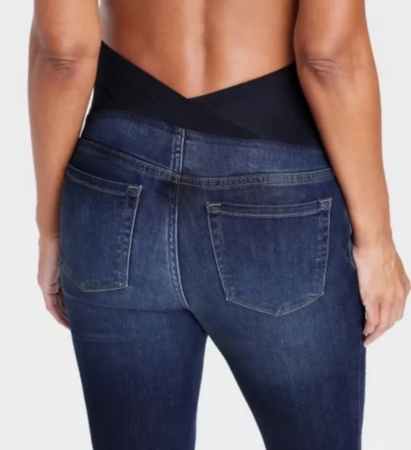 Over The Belly Skinny Maternity Jeans - Isabel Maternity byIngrid super stretch - Image 5
