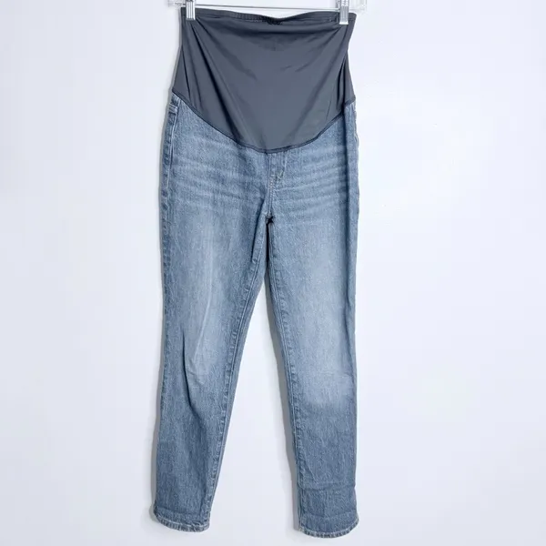Madewell The Maternity Over-the-Belly Perfect Vintage Jean‎ Decatur Wash Size 25 - Image 2