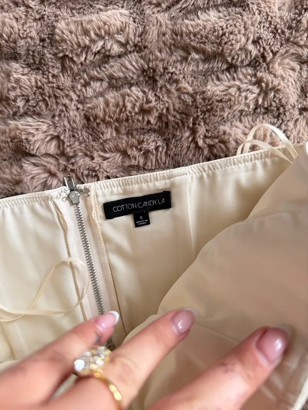 Cotton Candy LA leather tube top - Image 2