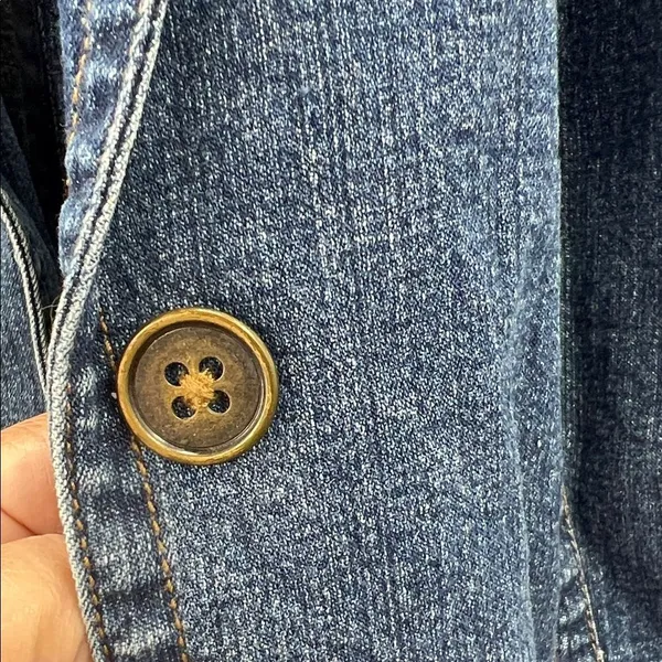 St. John's Bay Dark Blue Denim Jacket - Image 4