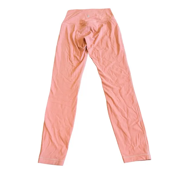 Lululemon High Waisted Pull-On Leggings Full Length Salmon Peach Size 4 Women's - Image 6