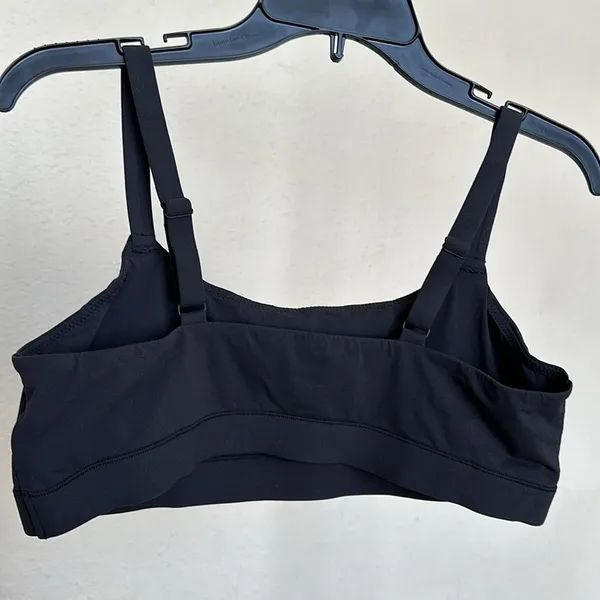SKIMS Fits Everybody Scoop Bralette Size S NWOT‎ Onyx black - Image 4
