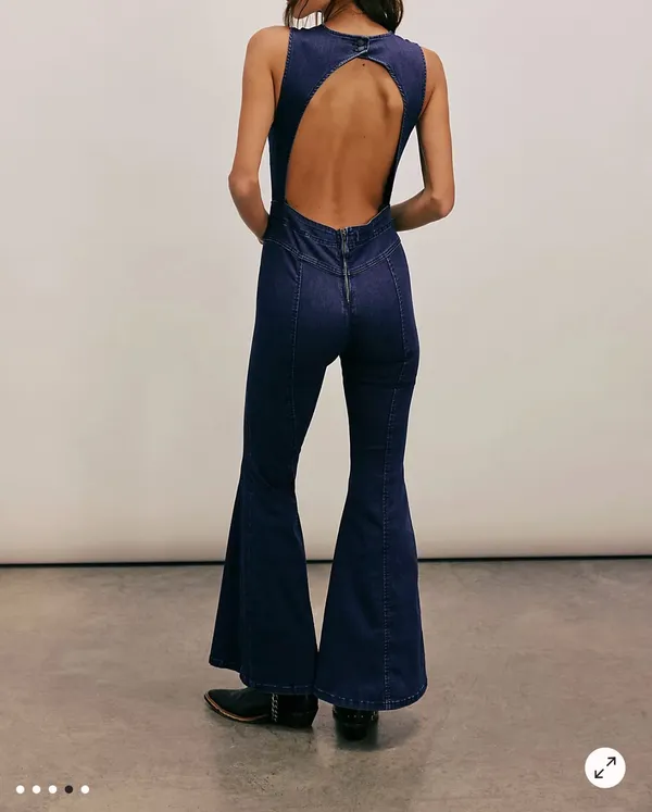We The Free Cayenne Denim Jumpsuit  - Image 2