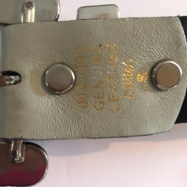 Western Rhinestone Crystal Genuine Leather Belt S Cowlgirl Up Silver Rodeo Queen - Image 6