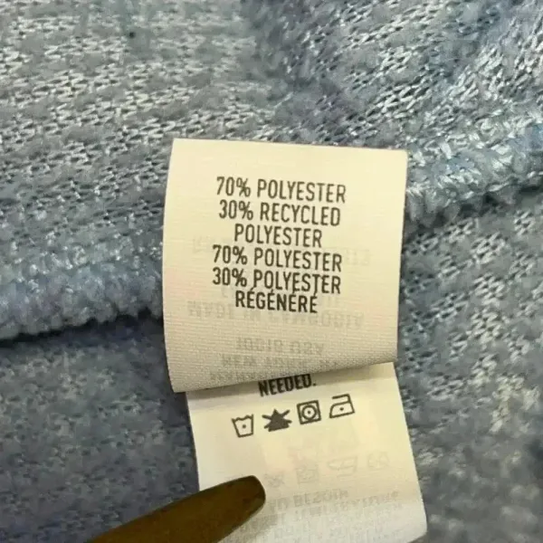 Aerie‎ Women’s Light Blue Dream Sherpa Quarter Zip Oversized Cozy Sweatshirt S - Image 6