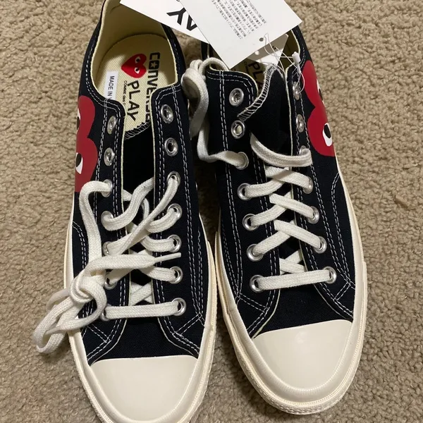 Comme des Garcons Play x Converse Play One Heart Sneakers - Image 3