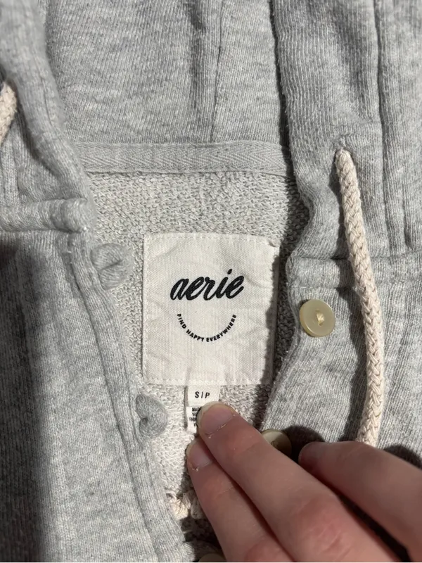Aerie grey small hoodie - Image 7