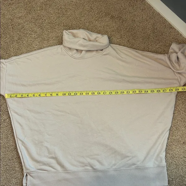 Aerie Cream Turtleneck Sweater Size XS - Image 5