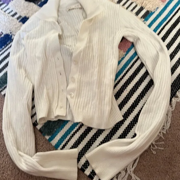 Meshki small cream button down - Image 3