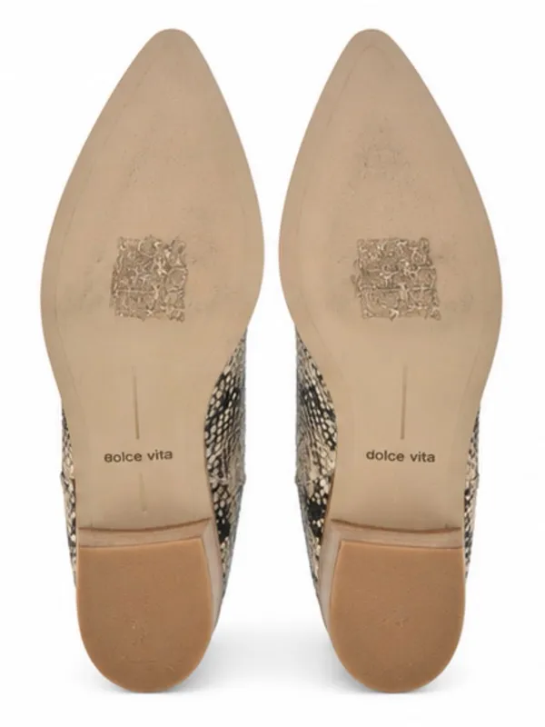Dolce Vita Snakeskin Pointed Toe Cutout Ankle Booties Size 7.5 - Image 7