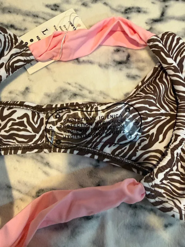Kinis By Carter Safari Barbie Bikini Bottom Size L. - Image 7