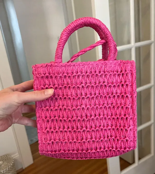H&M Straw Crossbody Bag - Image 4