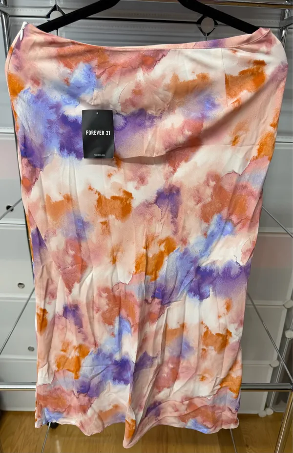 Forever 21 Maxi Skirt Watercolor - Image 4