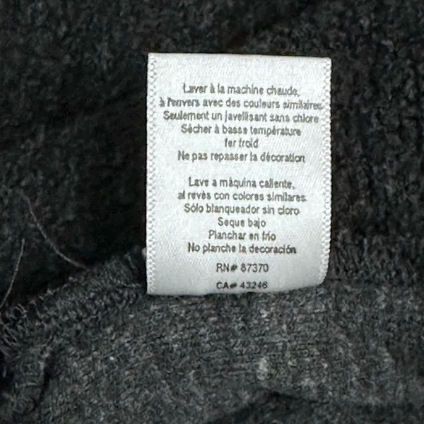 ALO Jacket Size Small‎ Petite Hooded Pockets Full Zip Charcoal Grey - Image 10