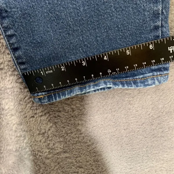 Gloria Vanderbilt Boyfriend Jeans Women 12 Blue Mid Rise Straight‎ Relaxed CDGVB - Image 11