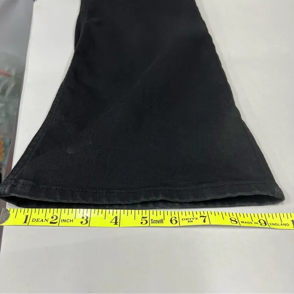 LEE Regular Fit Mid Rise Bootcut Jeans Washed Black Size 18M - Image 9