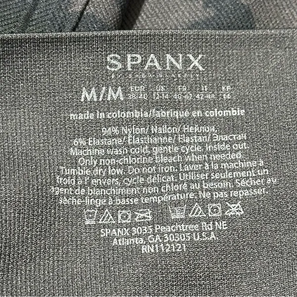 Spanx Women’s Size M Black Camo Seamless Look At Me Now Leggings - Image 9