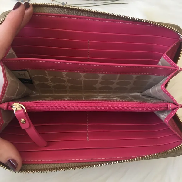 Kate Spade New York Gold Zipper Wallet - Image 6