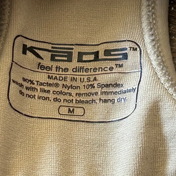 Kaos PT Sports Bra Size Medium Desert Tan Wireless Racerback Military Issued‎ - Image 3