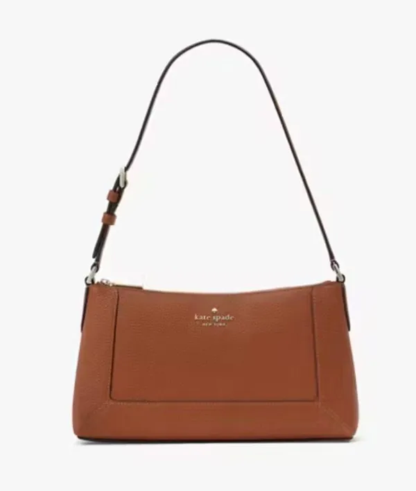 Kate Spade Lena Medium Shoulder Bag- Warm Gingerbread - Image 5