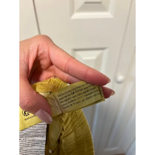 Zara Women's Olive Green High Rise Elastic Waist Shorts Size S NWT - Image 9