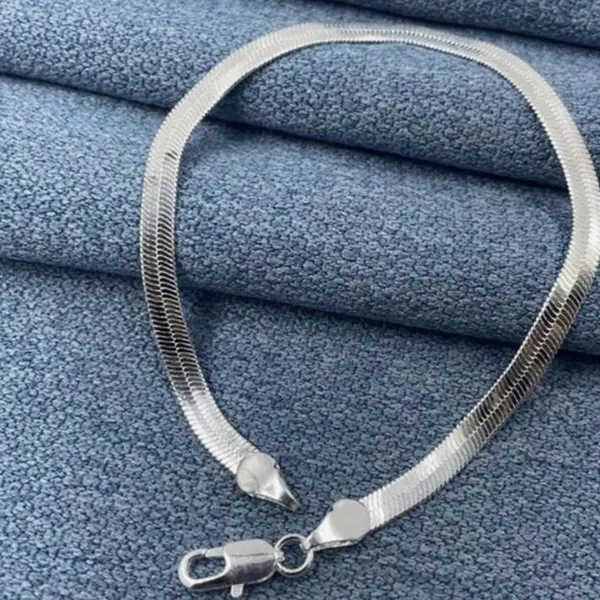 Elegant 925 sterling silver Bracelet with gift bot - Image 4