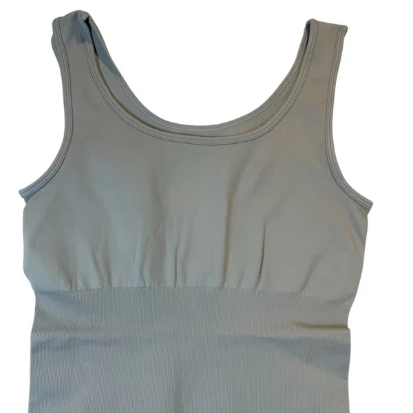 Shapewear Bodysuit Sleeveless Tank Top Gray Women’s size large NEW - Image 2