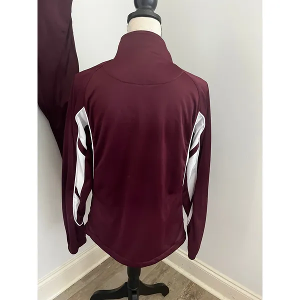 Womens Maroon Tracksuit Set Small Jacket Pants Athleisure A&M Collegiate Lounge - Image 7