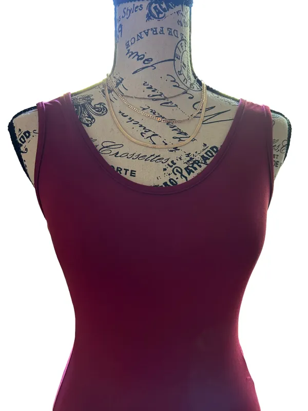 NWT Size Medium Maxi Dress Red - Image 2