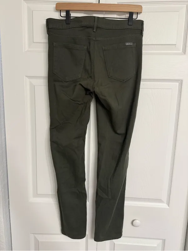 EDDIE BAUER Olive Green Women's Jeans - Image 2