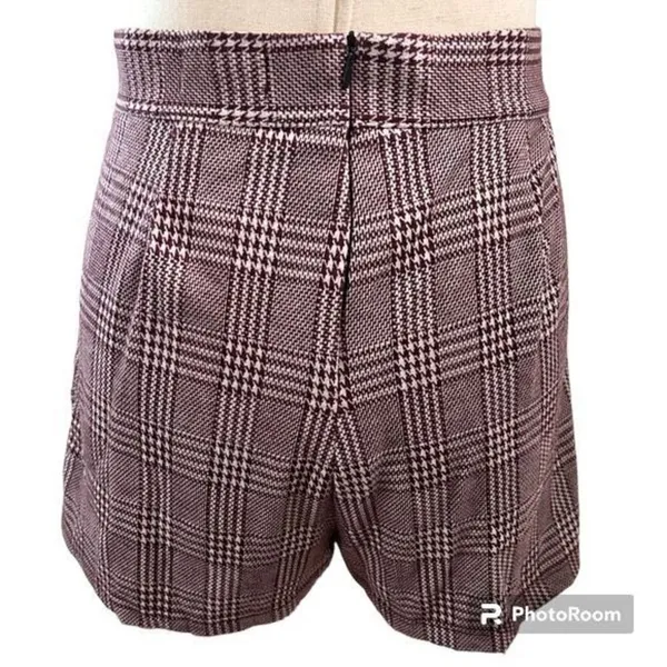 Altar'd State ✨Plaid Burgundy Mini Skort✨ - Image 4