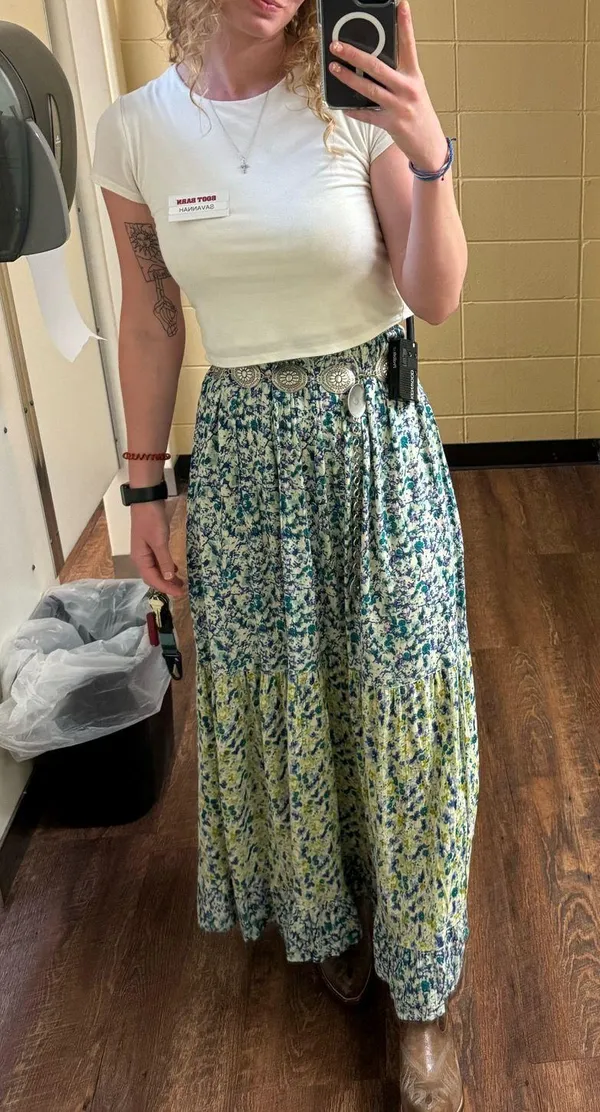 Angie Maxi Dress Floral - Image 4