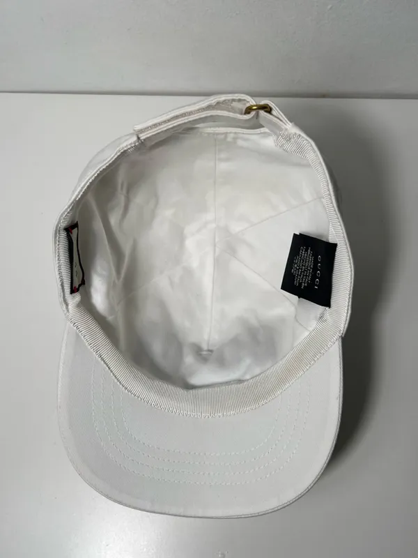 Gucci Fall Winter 2019/2020 Embroidered Logo Adjustable Baseball Cap Hat - Image 8