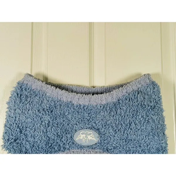Y2K Boys Lie Bodhi Fleece Bralette Fuzzy Crop Top XS/S Blue Lounge Bratz Rave - Image 9