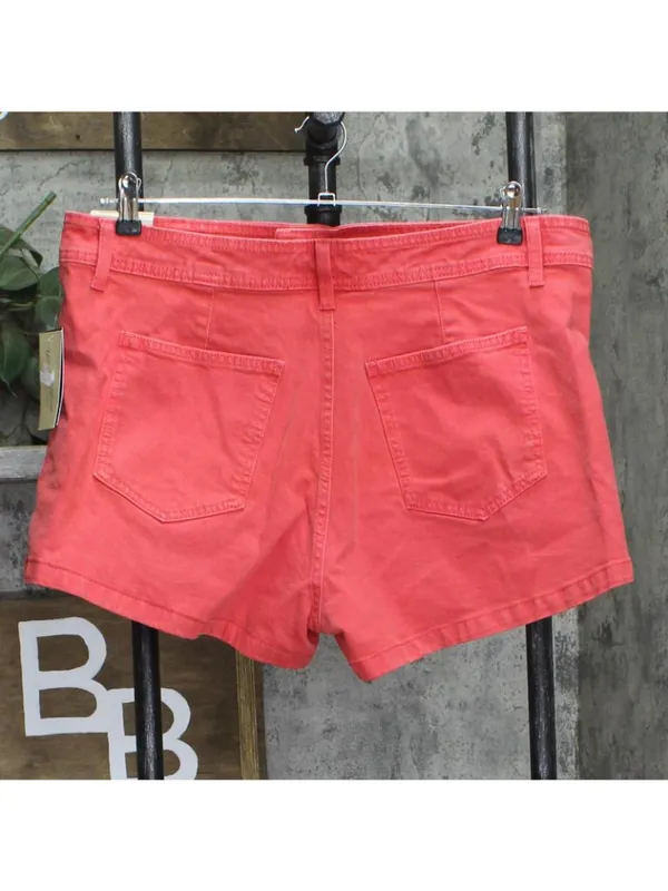 NWT Universal Thread High-Rise Sailor Denim Jean Shorts 93070841 Red 16 - Image 3