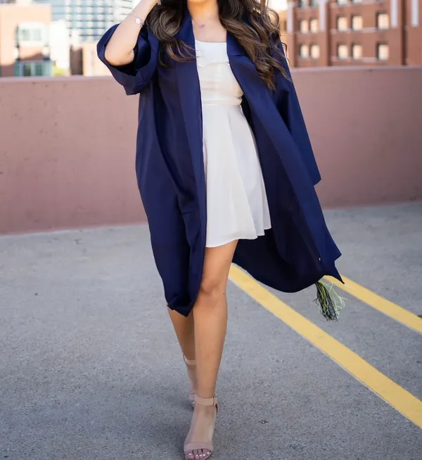 Francesca's One Shoulder Dress - Image 2
