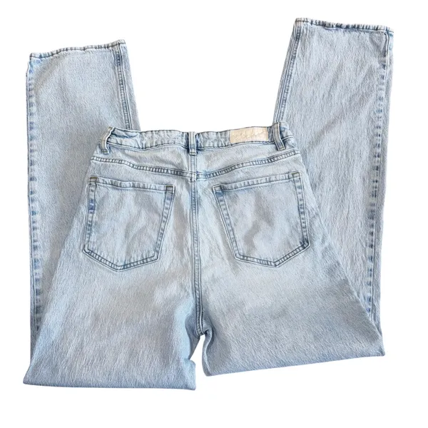 PACSUN 90s Boyfriend Jeans Women's 30 Light Wash High Rise Straight Leg Stretch - Image 2
