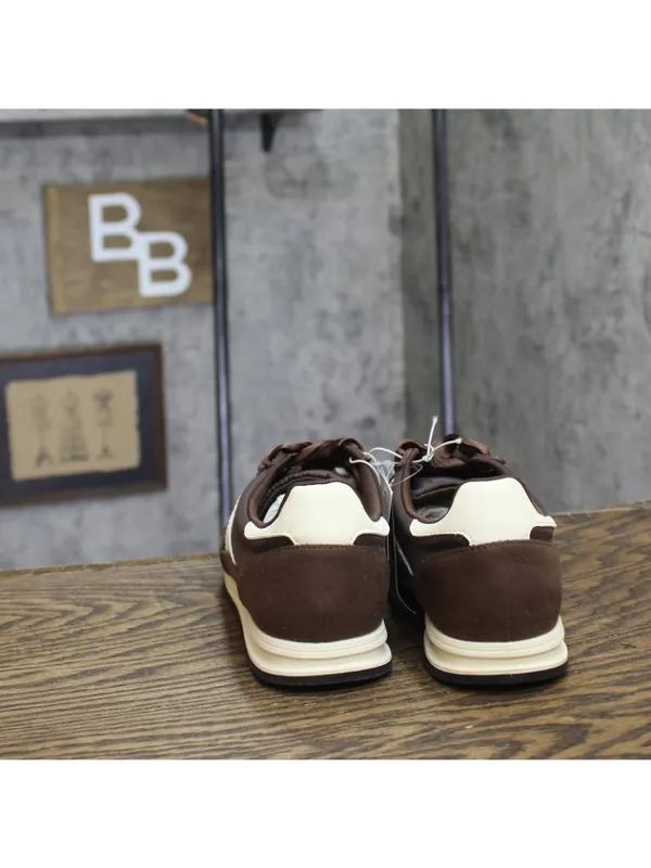 NWT Universal Thread Womens Skyler Jogger Sneakers Double Laces Brown / White 7 - Image 5