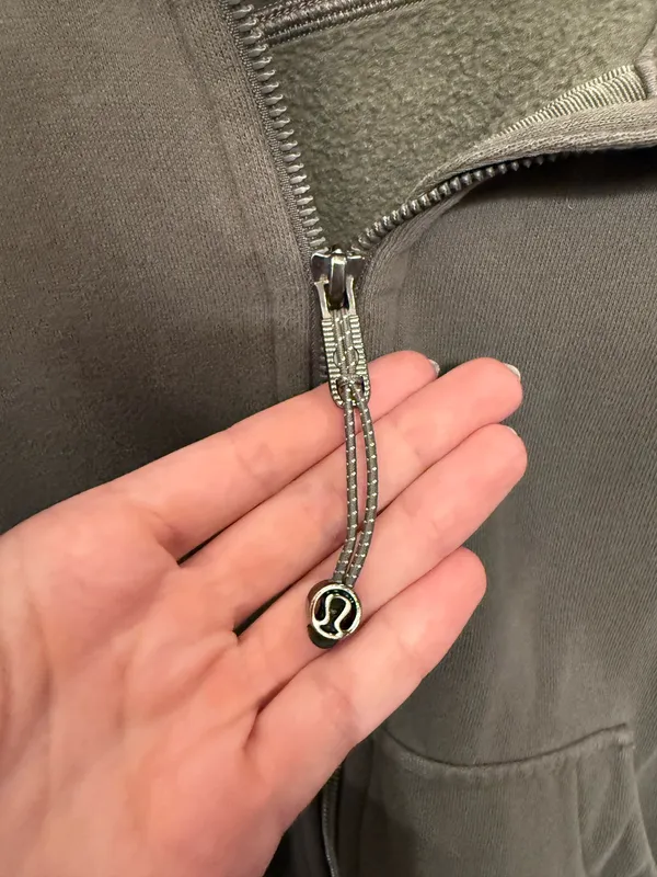 Lululemon Cropped Scuba Full-Zip Hoodie - Image 3