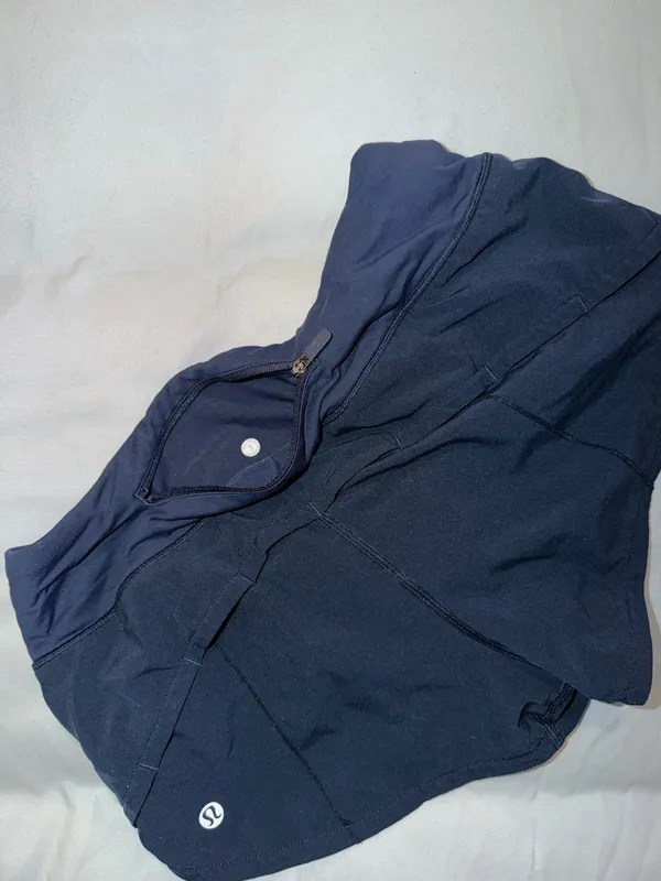 Navy Blue Lululemon Speed Shorts 2.5 - Image 3