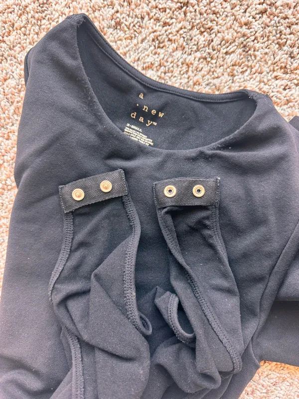 A New Day Black Bodysuit Long Sleeve - Image 4