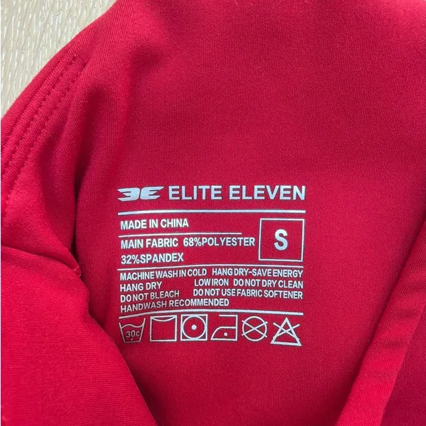 Elite Eleven Tank Top Aura Thin Strap Size S Red - Image 4