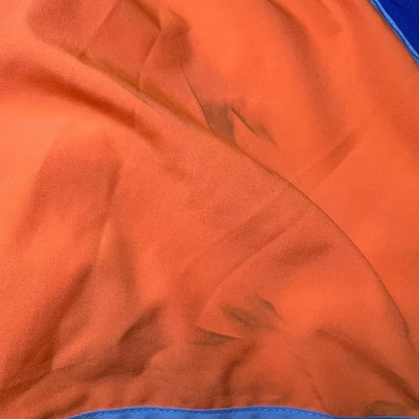 Nike Dri-FIT Womens Size Medium Running Shorts Orange‎ Blue Athletic Gym Workout - Image 14
